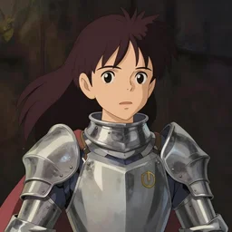 a knight in armor studio ghibli