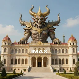 A Spectacular IMAX View of the Grand Palace of the Kings of Hell, art by Gustav Dorê and Marc Simonetti and Giovanni Paolo Panini