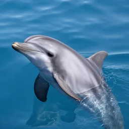 a dolphin covered in fur