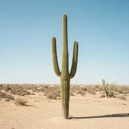 a cactus plant on a lonely dessert 1 2 3 4 5