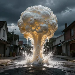 adipocere in a zoot sloshing karat ballooning down the street