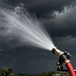 Fire hose that only sprays gas