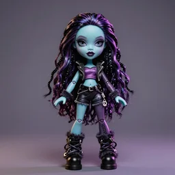 monster high cthulhu doll, designed and created by garret sander, ultrarealistic, cinematic, photorealistic, fashion doll, correct proportions