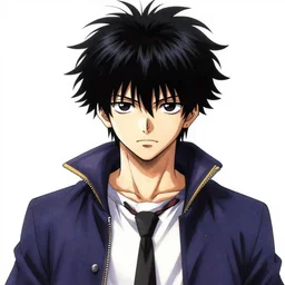 josuke higashikata, berserk, manga, highly detailed, digital art, centered, portrait, colored accurately, art by kentaro miura