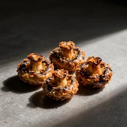 deep fried mushrooms stuffed with deep fried mushrooms stuffed with deep fried mushrooms stuffed with deep fried mushrooms stuffed, delicious meal, studio photo