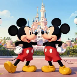 walt disney fights mickey mouse