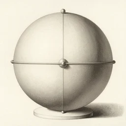 anatomical description of a Dysoh Sphere by Leonardo Da Vinci