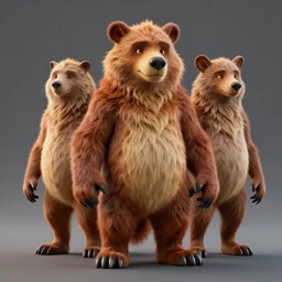 misterio a 3 d render by zou yigui, trending on zbrush central, furry art, rendered in cinema 4 d, rendered in maya, zbrush,
