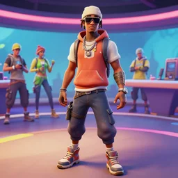 playboi carti in fortnite lobby 3 d avatar skin