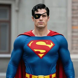 soviet superman with an eyepatch