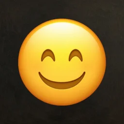 smiling face emoji, oil painting in Flemish Baroque style