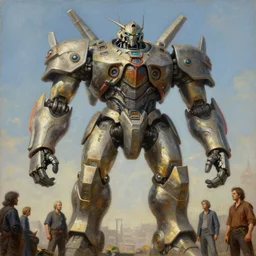 a giant hindu architecture mecha, tim hildebrandt, wayne barlowe, bruce pennington, donato giancola, trending on artstation, cinematic composition, beautiful lighting, hyper detailed, 8 k, oil on canvas