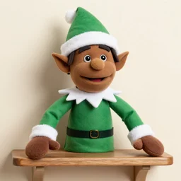 snoop dogg as an elf on a shelf puppet