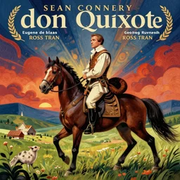 sean connery as don quixote, digital art by eugene de blaas and ross tran, vibrant color scheme, intricately detailed, in the style of romanticism, cinematic, artstation, greg rutkowski