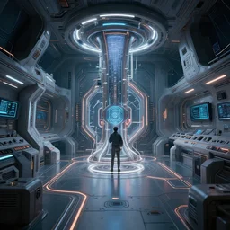 the stunning futuristic art of andrian luchian, inside a space station, hd, artstation trending