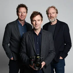 studio portrait. British music journalist Simon reynolds. by Mark Mann and Steve McCurry. Rembrandt with a honeycomb. Nikon D850. Sigma 85mm F1.4 DG HSM A. Aperture f/3.5. Shutter speed 1/60. ISO 1600