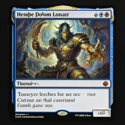 a painting of magic the gathering