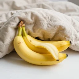 banana under a blanket