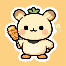 cute miss mascot a ‰ cayon a ‰ cayon finneon food sticker art, cronobreaker, beeple game icon