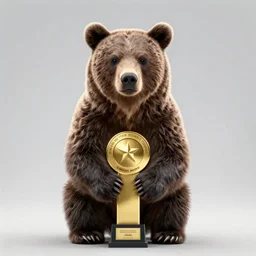 award winning photograph of a bear winning an award