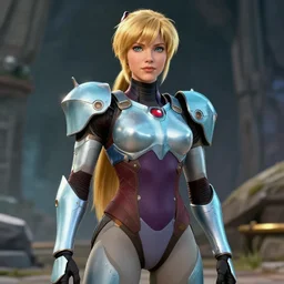Charlize Theron as samus from Metroid