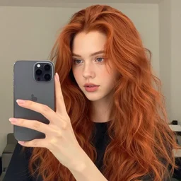 a magic ginger hair girl caught on iphone 1 3 pro