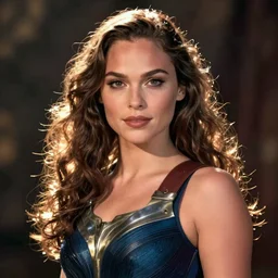 gal gadot as a studio ghibli character