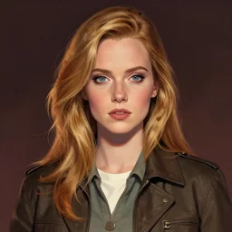 walter white as a girl, art by WLOP