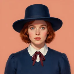 portrait of Rebecca Ferguson as Rose The Hat in Doctor Sleep (2019), highly detailed, centered, solid color background, digital painting, artstation, concept art, smooth, sharp focus, illustration, artgerm, donato giancola, Joseph Christian Leyendecker, Les Edwards, Ed Repka, WLOP
