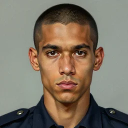 detailed character face portrait of a skinny buzzcut dark handsome federal government agent artgerm greg rutkowski mucha