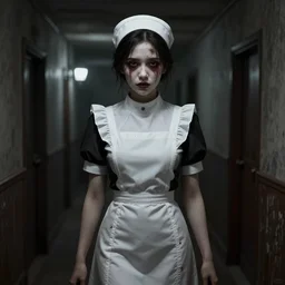 rotten nurse | dark hallway | inspired by silent hill | concept art