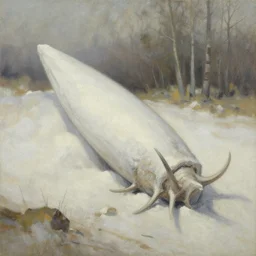 a giant salt pale spears the land, oil painting, sketch, forest