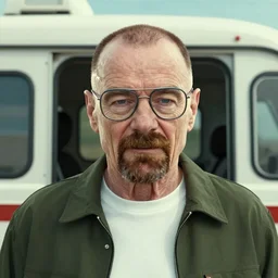 walter white from breaking bad, inside of rv as background, 4k, anime key visual, lois van baarle, ilya kuvshinov, rossdraws, artstation