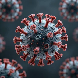 photorealism of Duvenhage lyssavirus (DUVV) is a member of the genus Lyssavirus, which also contains the rabies virus. by Diane Arbus depressing, frustrated detailed, high definition chaotic, micro details wide angle lens dark lighting