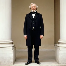full body portrait of president andrew johnson, 2 0 1 4. modern attire. photograph taken with a nokia, 3 6 x 2 4 mm sensor, vivid detail
