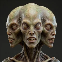 skin concept heads venus flytrap symmmetric face without eyes, headshot portrait, uv map texture, alien, biopunk, plant predator, predator, teeth, many details, guyver style, 3 d, cinematic, hyper realism, high detail, octane render, art by hans giger
