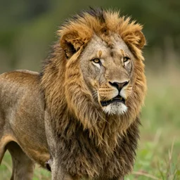 half lion, half raccoon