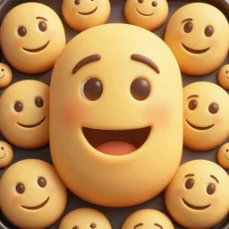 pleading face emote batch of cookies