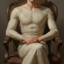 a really poud man.. closed arms, sitting in his chair. intricate, elegant, highly detailed, digital painting, artstation, concept art, sharp focus, illustration, by justin gerard and artgerm, 8 k