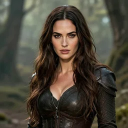 megan fox portrait as a dnd character fantasy art.