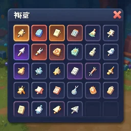 Video  Game inventory UI