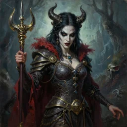 the god of deception, a _ fantasy _ style _ portrait _ painting _, wicked, oil _ painting _ unreal _ 5 _ daz. _ rpg _ portrait _ extremely _ detailed _ artgerm _ greg _ rutkowski _ greg