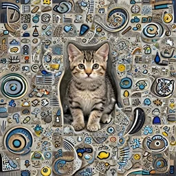 a cute kitten, highly detailed, mega detailed,