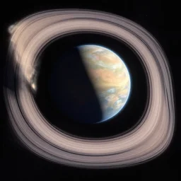 planet in the shape of a ring, Larry Niven, scifi digital art, ringworld