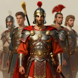 formal portrait of traditional hoplite warrior. digital art by eugene de blaas, ross tran, and nasreddine dinet, vibrant color scheme, intricately detailed, in the style of romanticism. artstation, greg rutkowski