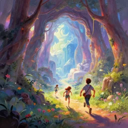 fantasy portal to dreams by ross tran, greg rutkowski and thomas kinkade, outrun trending on artstation, digital art, environmental concept art, matte painting, colorful image, wpap