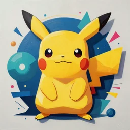 Supreme x Pikachu profile picture by Sachin Teng, asymmetrical, Organic Painting , Matte Painting,  geometric shapes, hard edges, graffiti, street art:2 by Sachin Teng:4