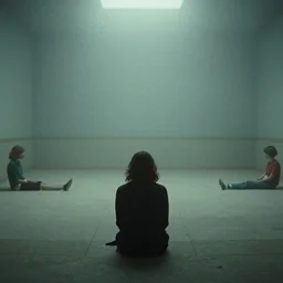 annie leibovitz photography, cosmic horror, horror, wes anderson cinematography, room with lonely people, liminal space, atmospheric haze, film. film still, 1 6 mm cinematography. james jean