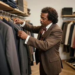 James Brown shopping for clothes in 18th Century Berlin