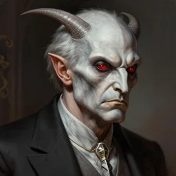alan Greenspan as a dementor, closeup, D&D, fantasy, intricate, elegant, highly detailed, digital painting, artstation, concept art, matte, sharp focus, illustration, jerad s marantz
